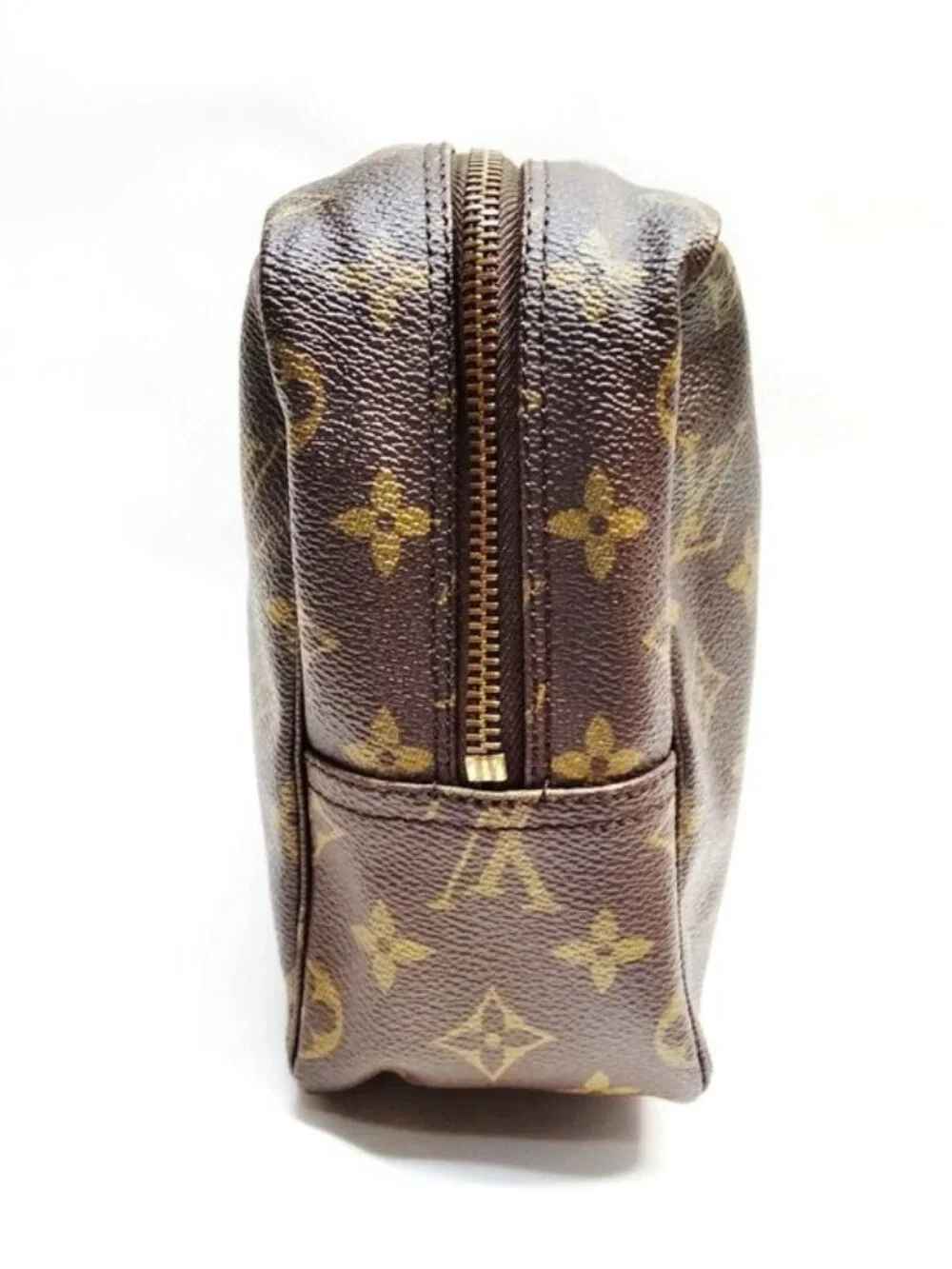 Authentic Louis Vuitton Trousse Toilette 28 Monogram Canvas Cosmetic Pouch Bag